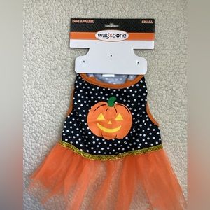 Wag & Bone Pumpkin Jack-O-Lantern Tulle Dress, S, NWT
